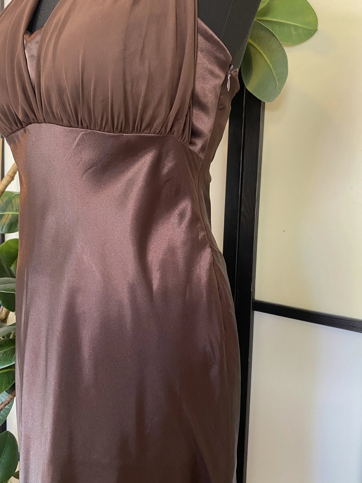 Brown maxi dress