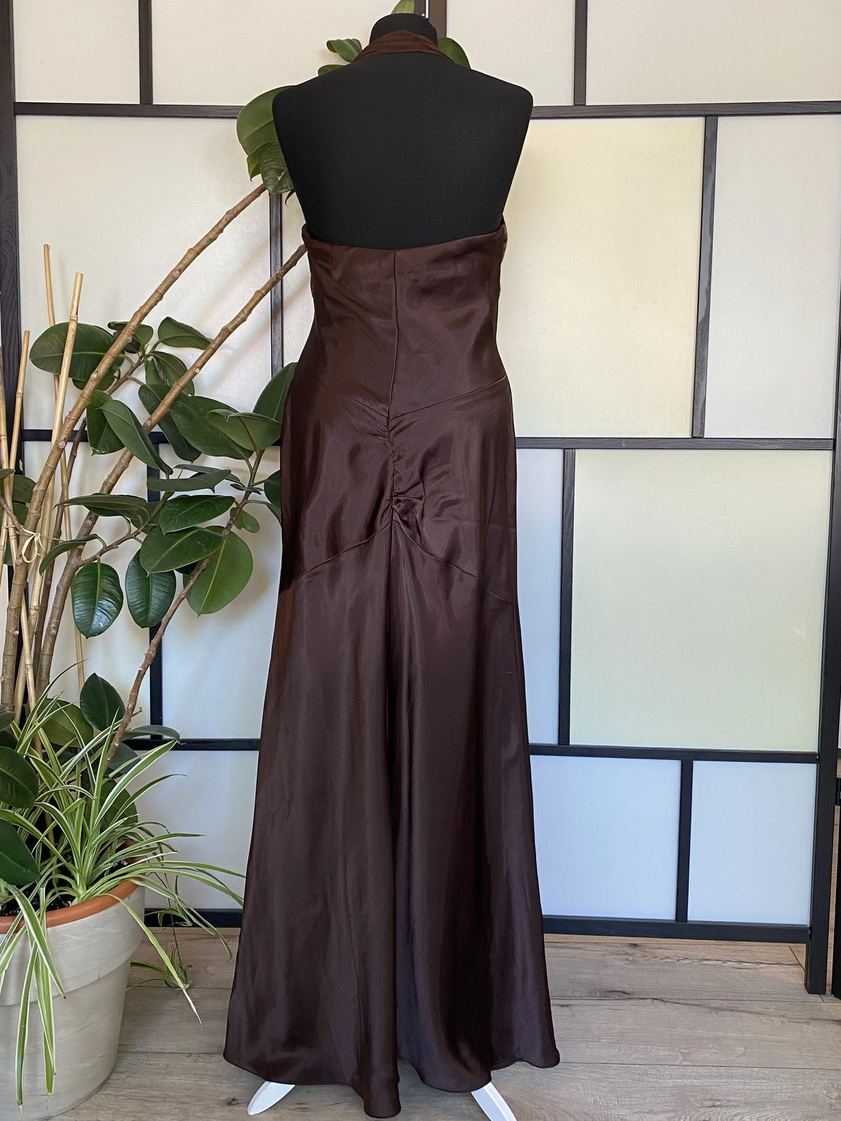 Brown maxi dress