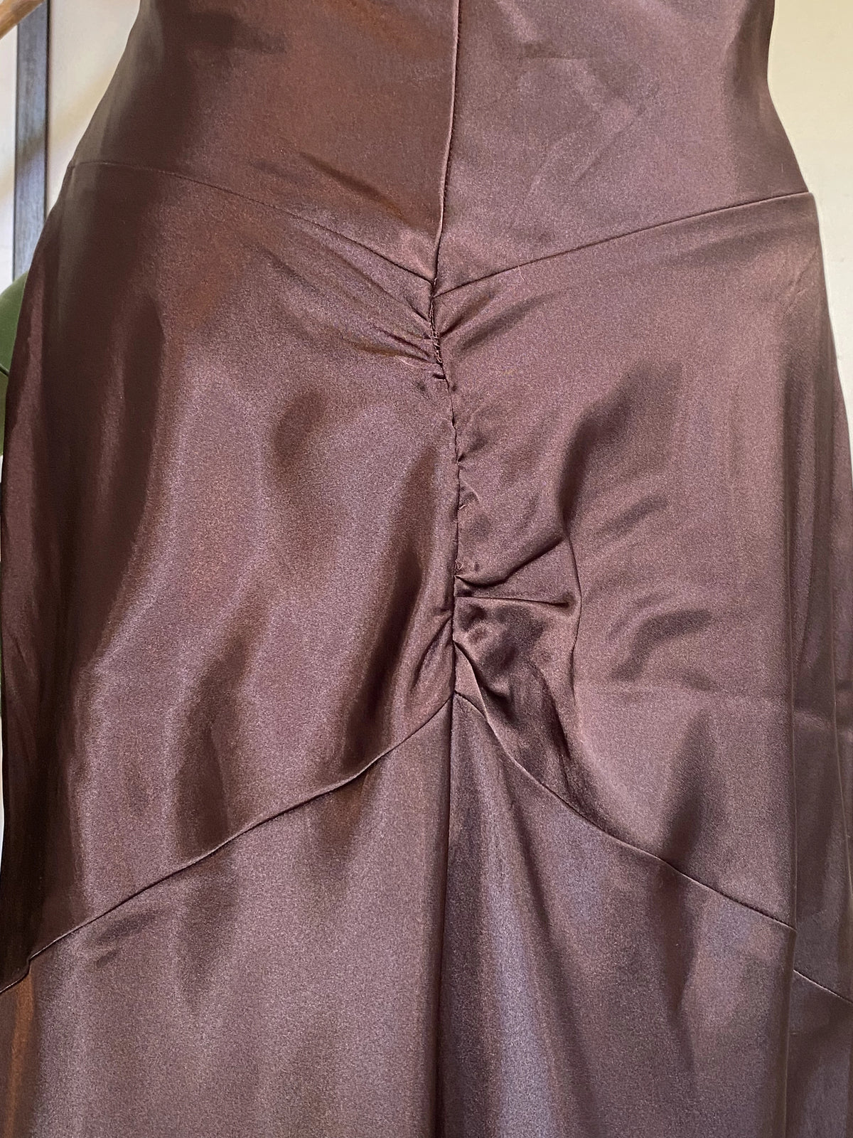 Brown maxi dress