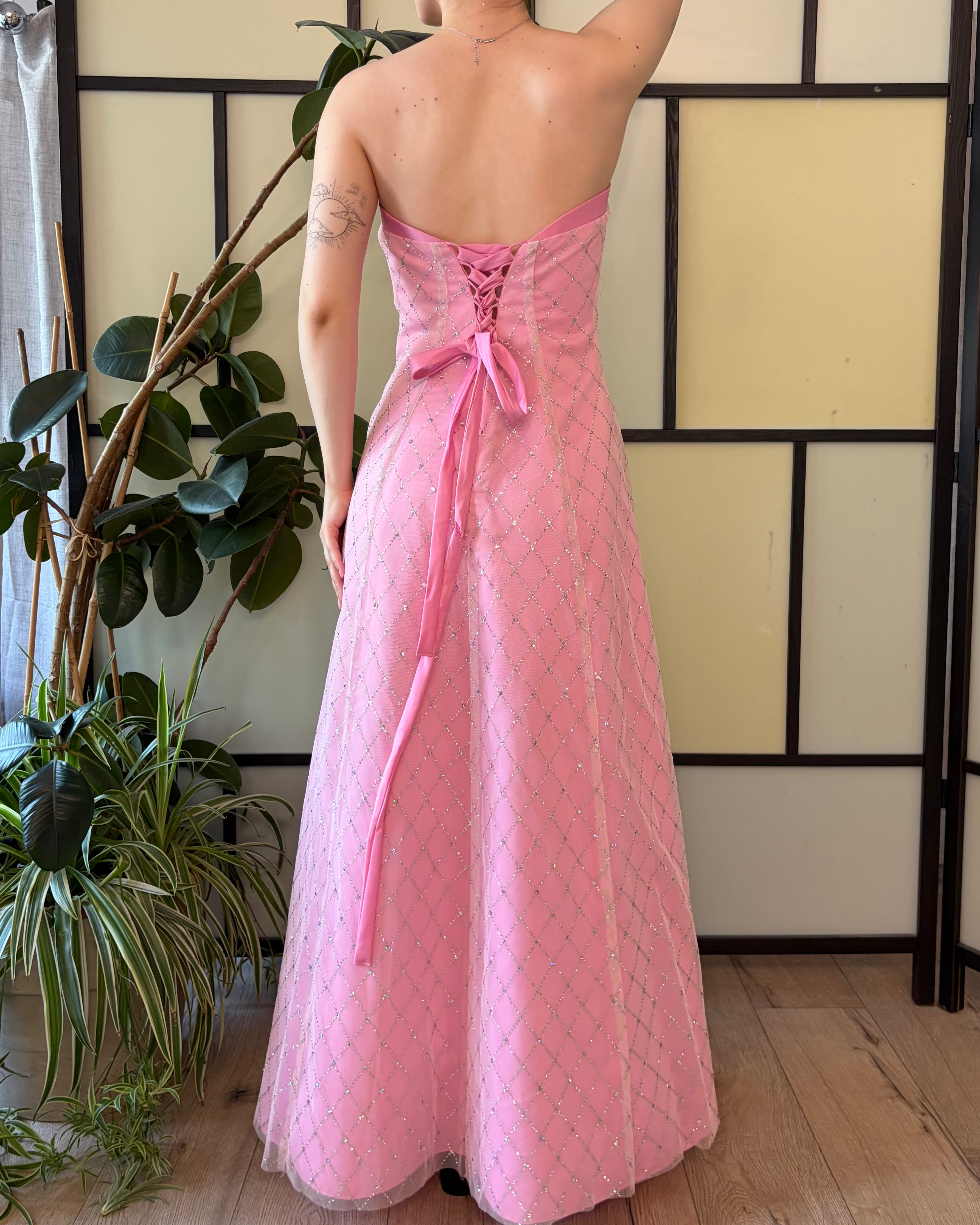 Pink glitter dress